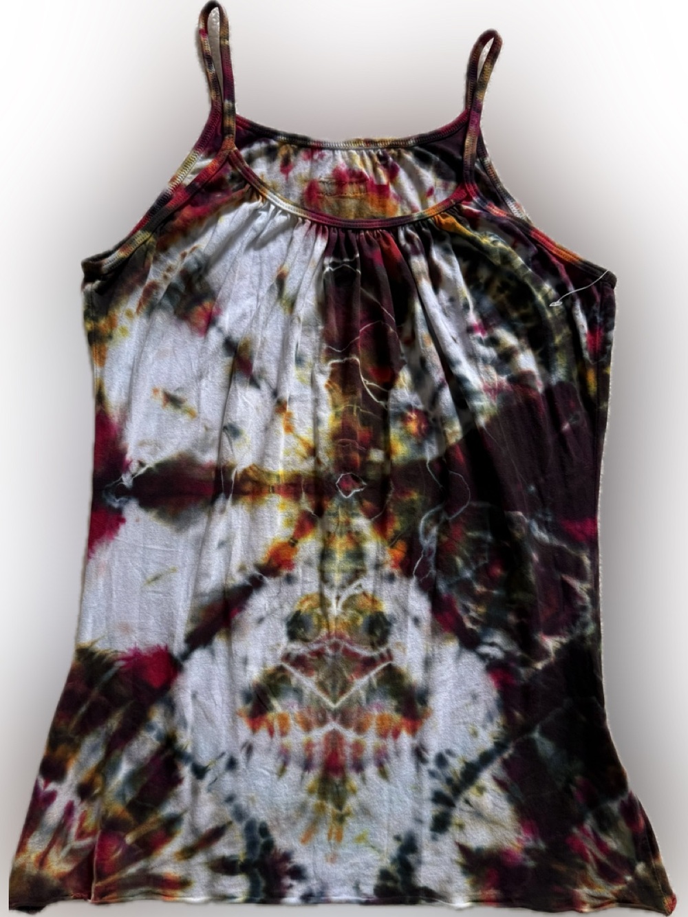 One of a kind Ice Dye Tie-Dye Hardtail Cami. Medium